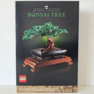 NIB LEGO Icons Botanicals Bonsai Tree 878 pcs - FACTORY SEALED!